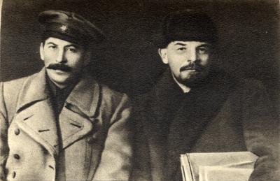 Stalin og Lenin, 1919