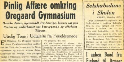 Pinlig Affære omkring Øregaard Gymnasium