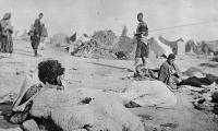 Armenierne undervejs på dødsmarchen fra Tyrkiet til den syriske ørken © Lokalhistorisk Arkiv for Gylling og Omegn