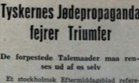 Tyskernes Jødepropaganda fejrer Triumfer