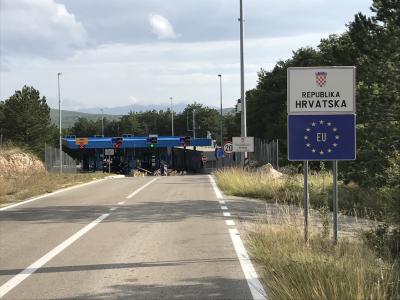 Grænsen mellem Kroatien og Bosnien