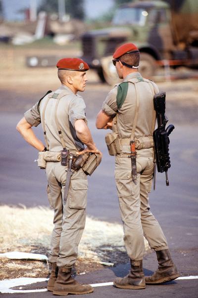 Franske soldater fra den internationale militære indsats i Rwanda, Opération Turquoise