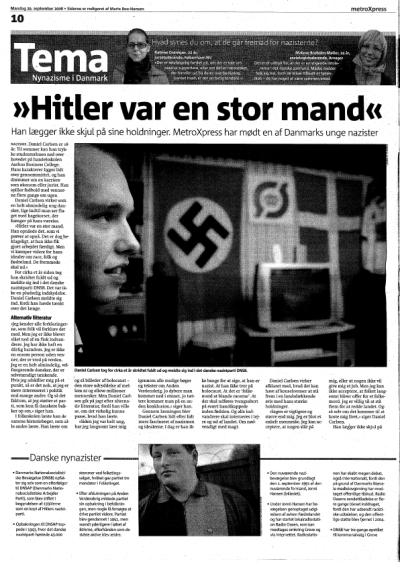 Artikel i MetroXpress 29. september 2008, læs hele artiklen på http://www.e-pages.dk/metroxpressdk/239/10