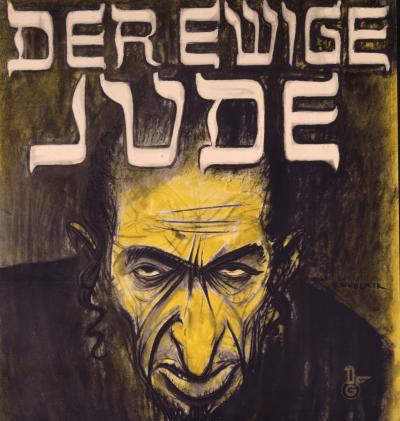 Plakat for propagandafilmen "Der Ewige Jude" 