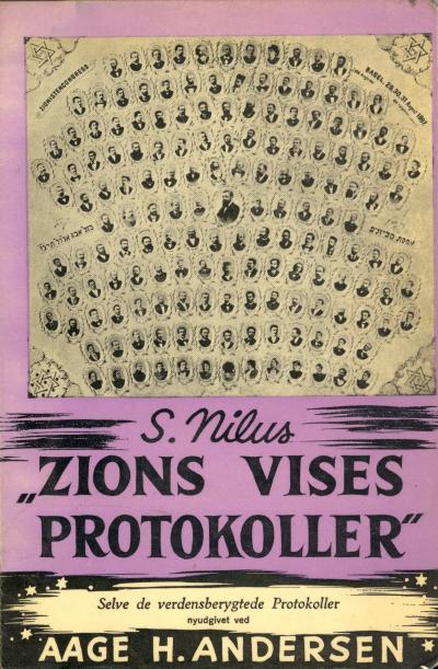 Dansk udgave af "Zions Vises Protokoller"
