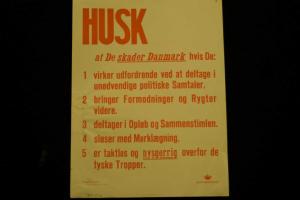 HUSK, plakat fra propagandakontoret © Københavns Bymuseum