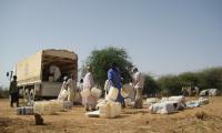 ICRC uddeling af nødhjælp i Darfur 2008