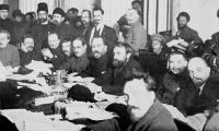 Bolsjevikkerne holder partimøde i 1920