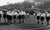 Det tyske landshold i idrætsparken juni 1939 ©Hans Bonde