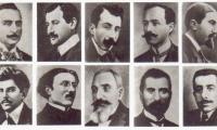 Armenske intellektuelle der blev arresteret og senere henrettet af den ungtyrkiske regering om natten den 24. april 1915.