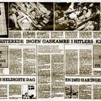 I 1977 udgav Haaest en udgave af sit skrift Nationaltidende, hvor man på midteropslaget kunne se overskrifterne ”Der eksisterede ingen gaskamre i Hitlers kz-lejre”